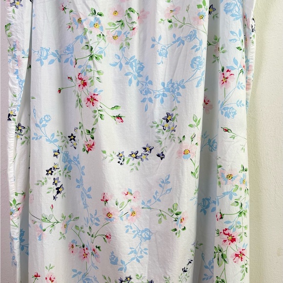 EILEEN WEST Floral Sleeveless 100% Cotton Nightgown Prairie Cottage 3X - Picture 15 of 16